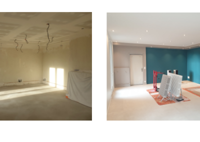 Rénovation pièce de vie à Angers - AVO rénovation