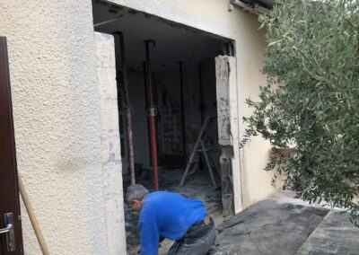 AVO Rénovation angers - création d'une ouverture en maçonnerie + menuiserie - 1