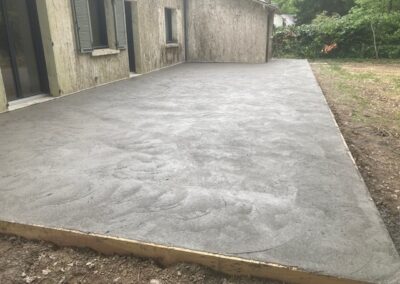 AVO Rénovation - maçonnerie, création d'une terrasse de 125 m² à saint lambert la potherie - 1