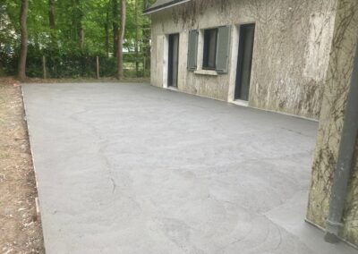 AVO Rénovation - maçonnerie, création d'une terrasse de 125 m² à saint lambert la potherie - 2