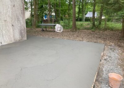 AVO Rénovation - maçonnerie, création d'une terrasse de 125 m² à saint lambert la potherie - 5