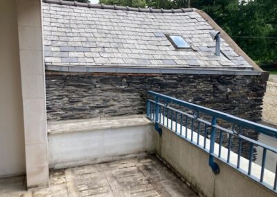AVO Rénovation - menuiserie, création d'une terrasse bois sur un balcon à angers - 2