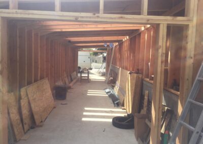 AVO Rénovation - réalisation d'un garage, maçonnerie, ossature bois, menuiserie à angers - 7