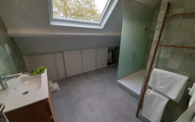 Rénovation complète d’une salle de bain à l’étage au Plessis-Macé