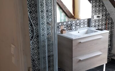 Rénovation d’un espace salle de bain en centre-ville d’Angers