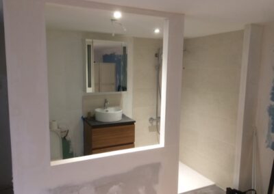 AVO Rénovation - rénovation, salle de bain, remplacement baignoire par douche et meuble vasque - 3