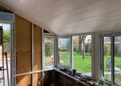 AVO Rénovation angers - réalisation, menuiserie et maçonnerie d'une véranda, au plessis macé 2024 - 5