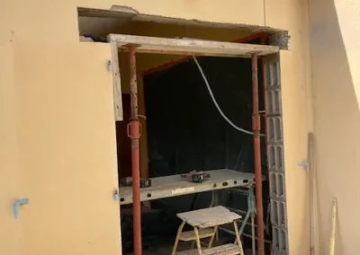 AVO Rénovation angers - réalisation, menuiserie et maçonnerie d'une véranda, au plessis macé 2024 - 7