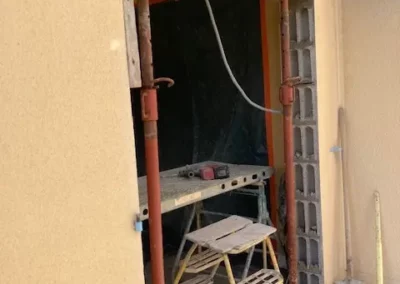 AVO Rénovation angers - réalisation, menuiserie et maçonnerie d'une véranda, au plessis macé 2024 - 8