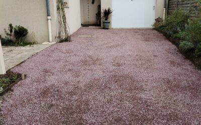 Aménagement d&rsquo;une cour / allée de garage Quartier Doutre – ANGERS