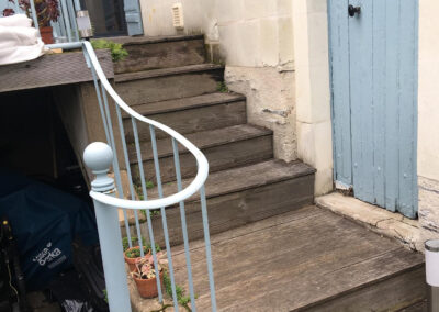 Réalisation d'une terrasse sur piloti angers 49