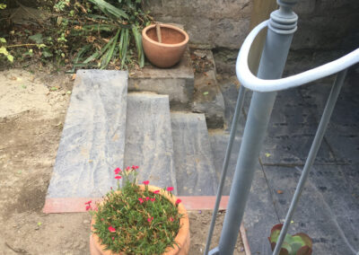 Réalisation d'une terrasse sur piloti angers 49