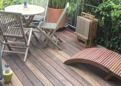 Réalisation d'une terrasse sur piloti angers 49