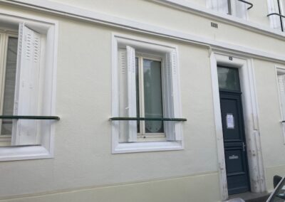 Travaux de peinture intérieure et extérieure façade pour cette maison Quartier éblé - ANGERS