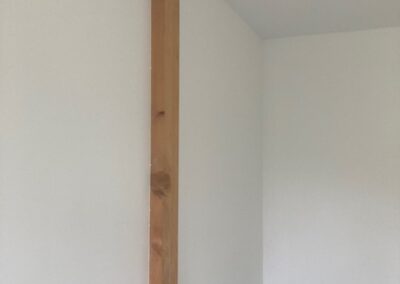 isolation, placo, électricité, réhaussement chape, parquet et peinture